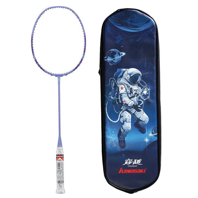 KAWASAKI brand Full Carbon Fiber Badminton Racket Design Light Weight Badminton Racquet