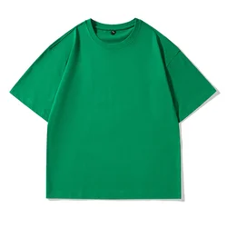 Tshirt 100 Cotton Blank Big And Tall Unisex Heavy Gym Screen Print High Quality Oversized Graphic Plus Size T shirts For Men