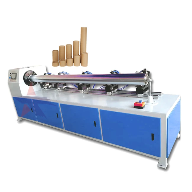 Round Paper  Core Tube Cutter Full Automatic Paper Core Cutting Machine