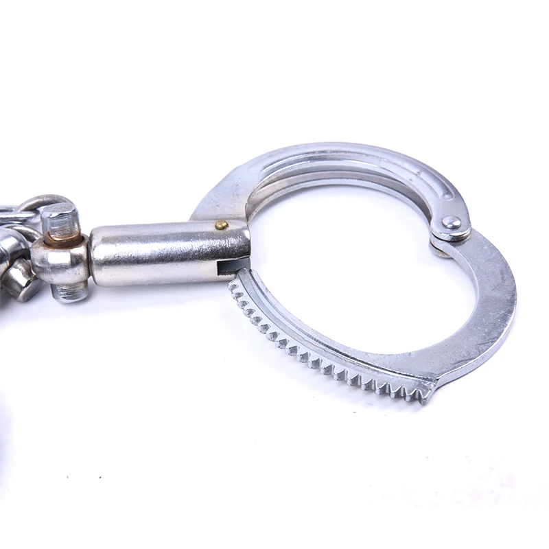 wholesale police military army metal stainless steel carbon hinged handcuffs