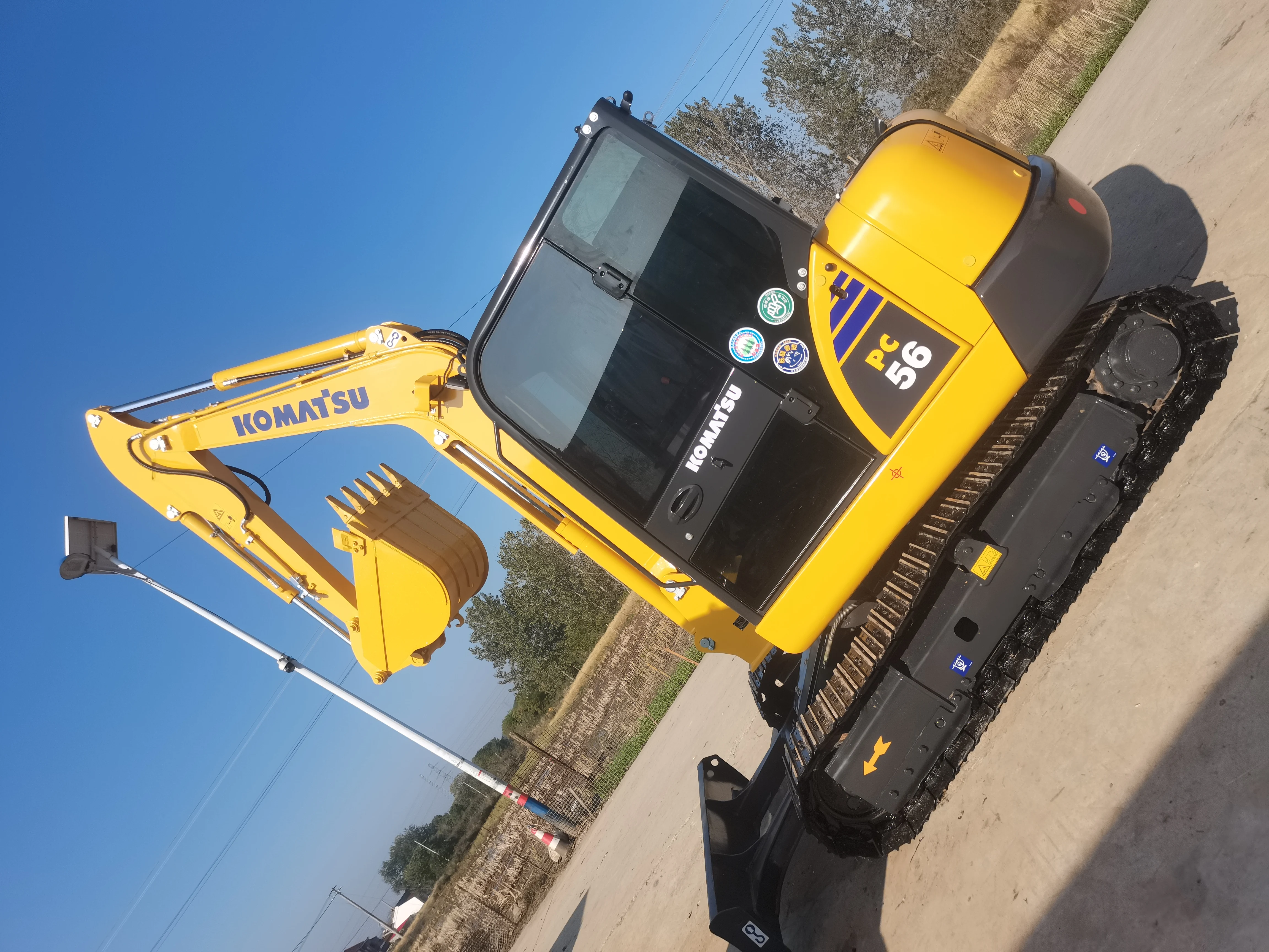 Hot Sale Used Komatsu 56-7 Excavator Original Japan Second-hand Hydraulic Construction Machine