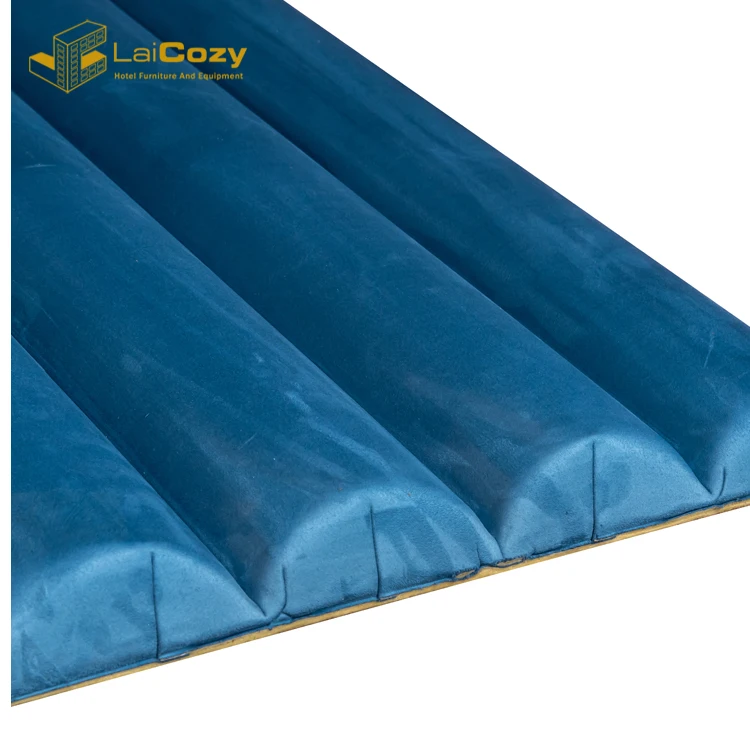 Hotel Supplies Foaming Technology Leather Wall Decorative Panel
