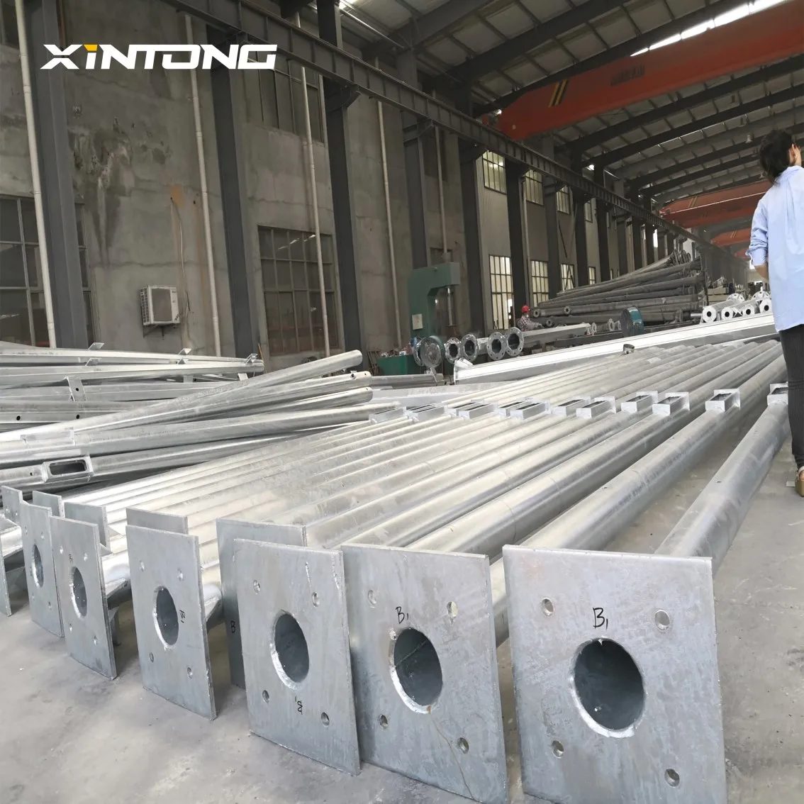 Однорычажный двухрычажный уличный фонарь XINTONG высотой 20 м