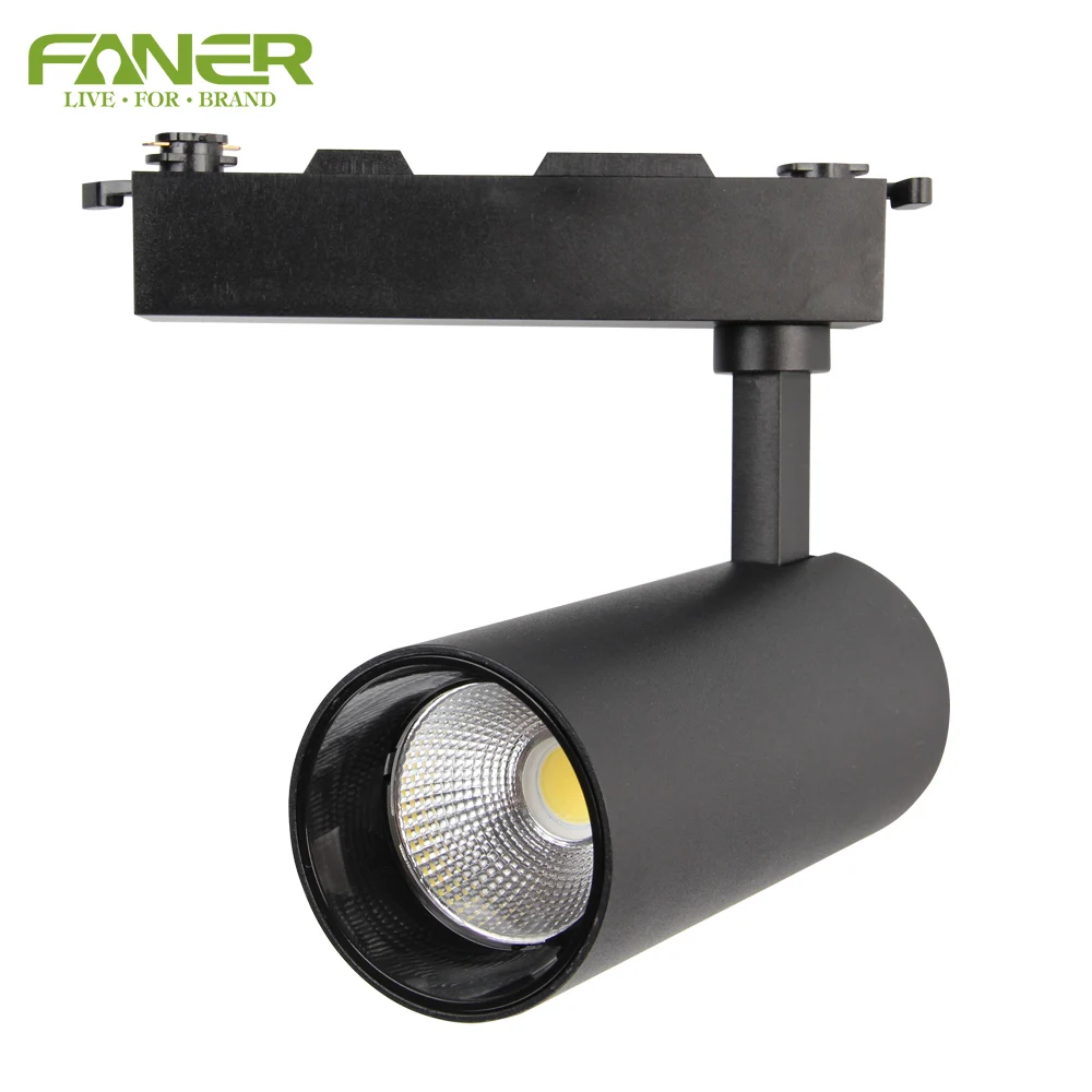 
Faner hot sale series 10W 20W 30W COB LED Track Light with CB CE ROHS BIS Certifications 
