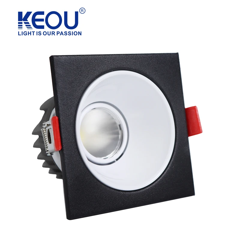 Customizable cob led downlight mounted led down light square cob light led