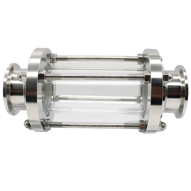 Фитинги для труб санитарного класса SS304 смотровое стекло сварные концы