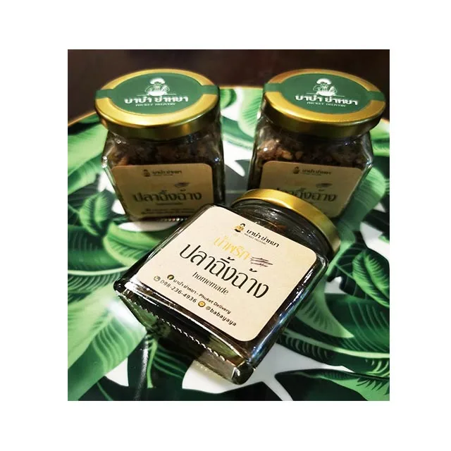 Ching Chang Fish Chili Paste From Thailand Local Premium Quality And Best Seller Packed In Mason Jar 150 Gram