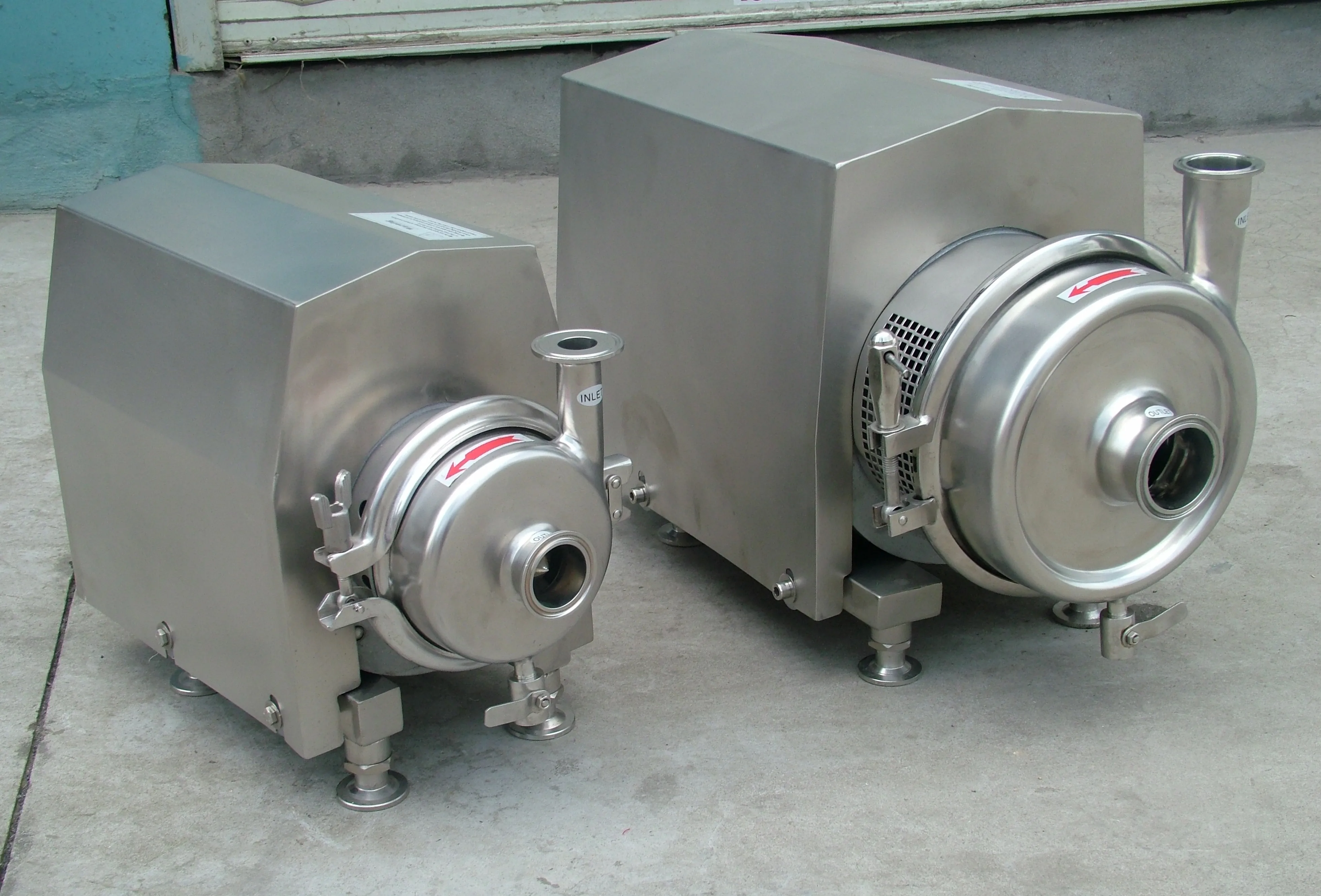 
BOAO Long life service Sanitary Centrifugal water Pump with open/closed impeller shaft integrated clamped connection 