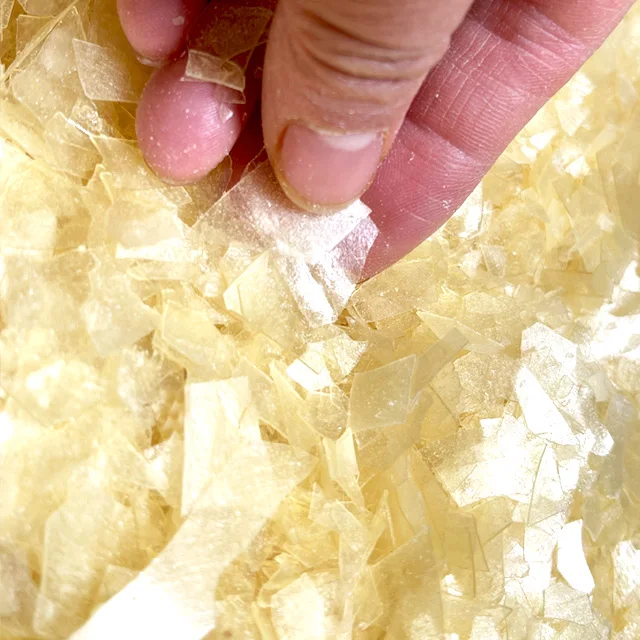 High Quality Shellac Transparent Shellac Sheet with Pallas Tree for Wood Polishing