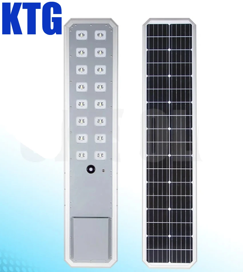 KTG COB model Dusk to Dawn circle solar street lights 2021 solar street lights die cast pathway light 100w 150w 200w 250w 300w