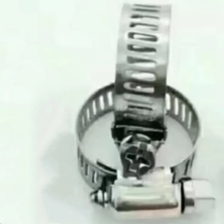 
China factory wholesales American Type Worm Drive Band Screw Hose Clamp 