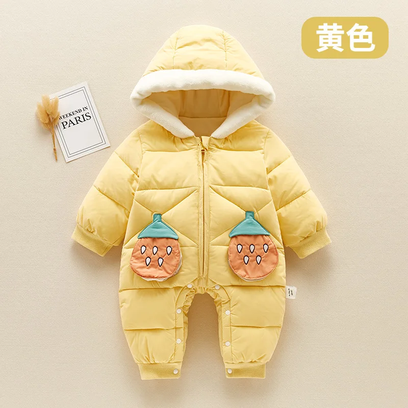  Manufacturers china wholesale baby romper warm thick winter newborn down cotton-padded