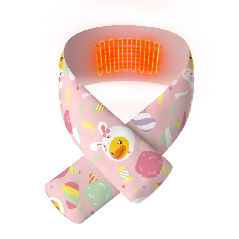 Ready to ship new smart USB charging powered far infrared neck massage heated scarf for warm keeping and festival gift on winter
