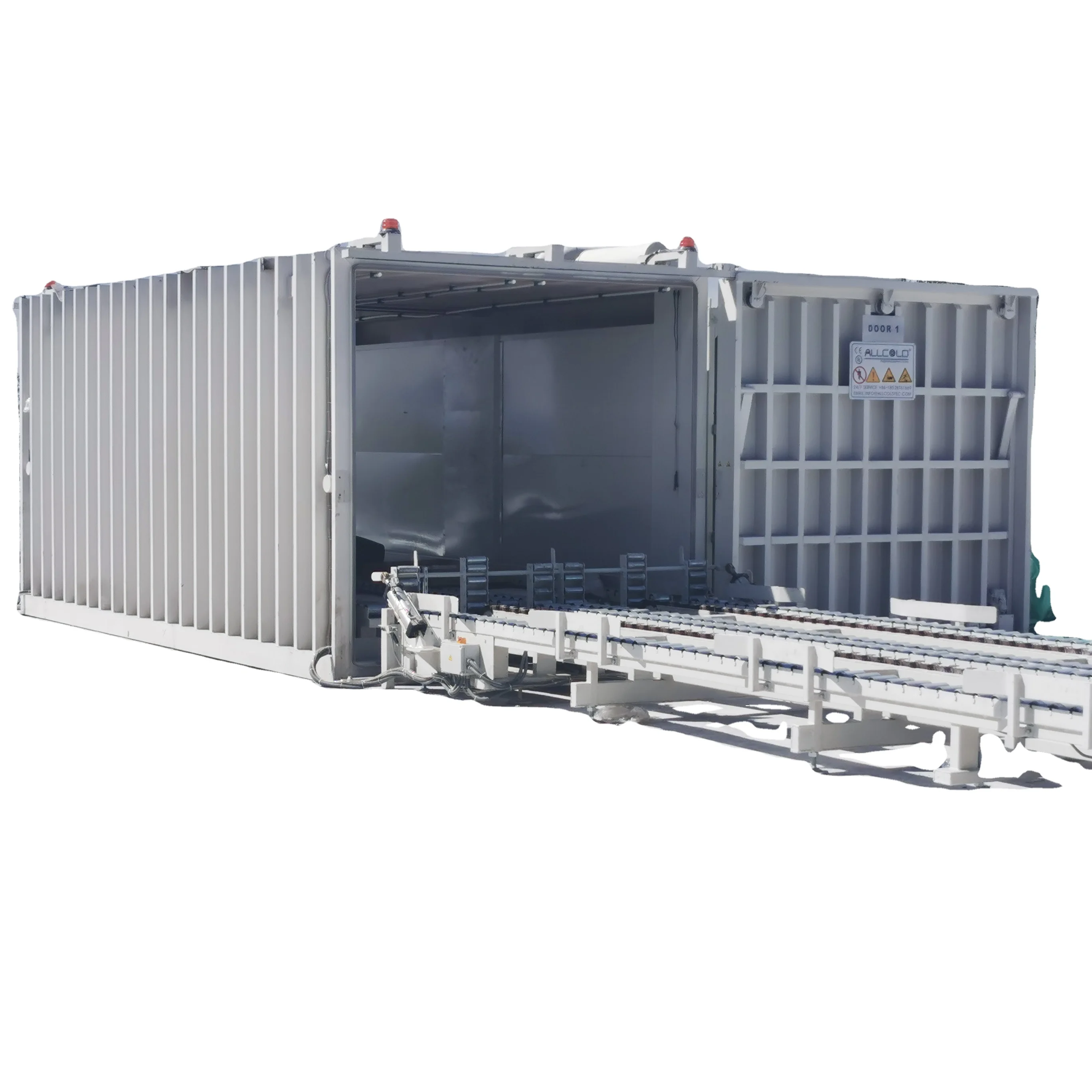 Hydraulic door design vacuum pre cooling system chamber allcold vegetable vacuum cooler