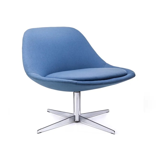 
Italian new design Cross Metal Leg upholstered Leisure lounge Chair for Hotel coffee 