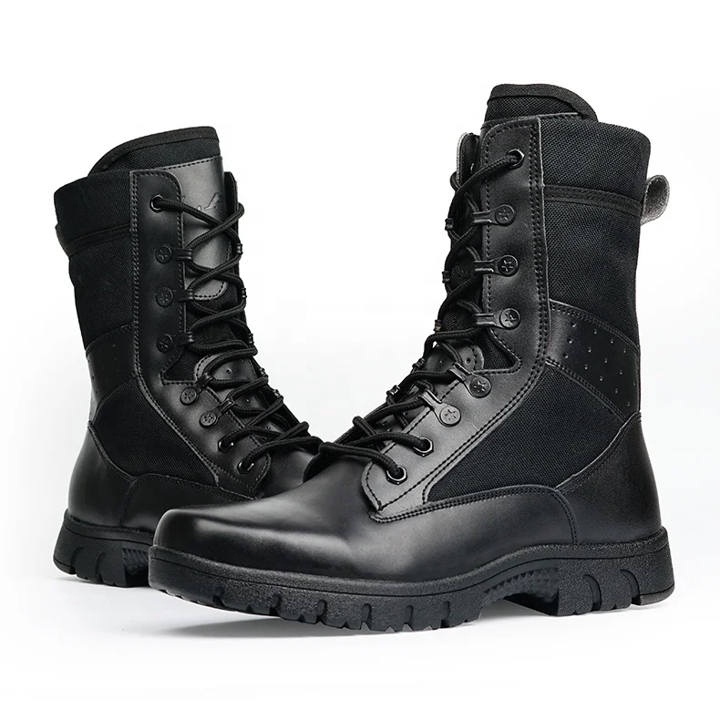 3015  Hiking Combat Boots Men Boots for Black Outdoor Combat Boots Ankle Shoes