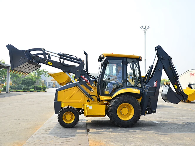 China Small Farm Tractor 8 Ton Mini Tractor with Front End Loader Bucket and Backhoe XC870K Mower for Tractor for Sale