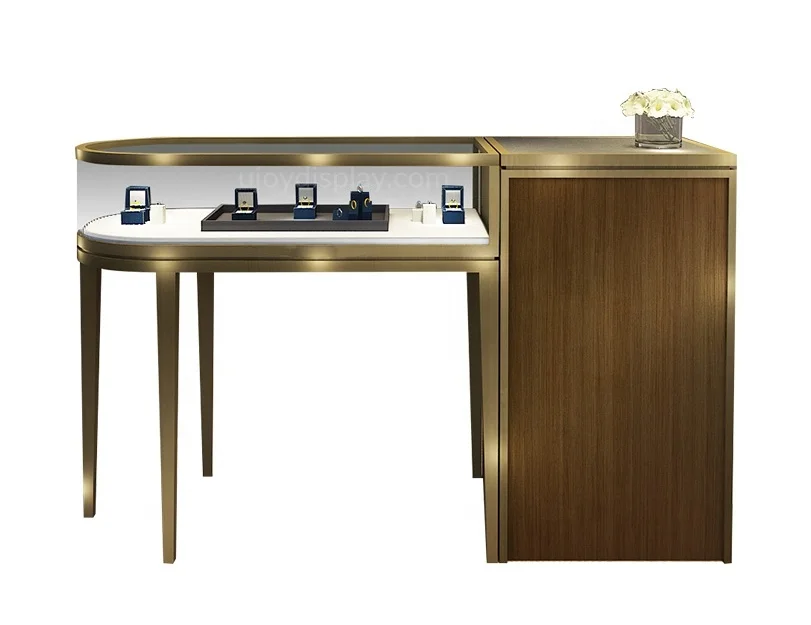 jewelry counter jewelry table watch display showcase chat table for sale