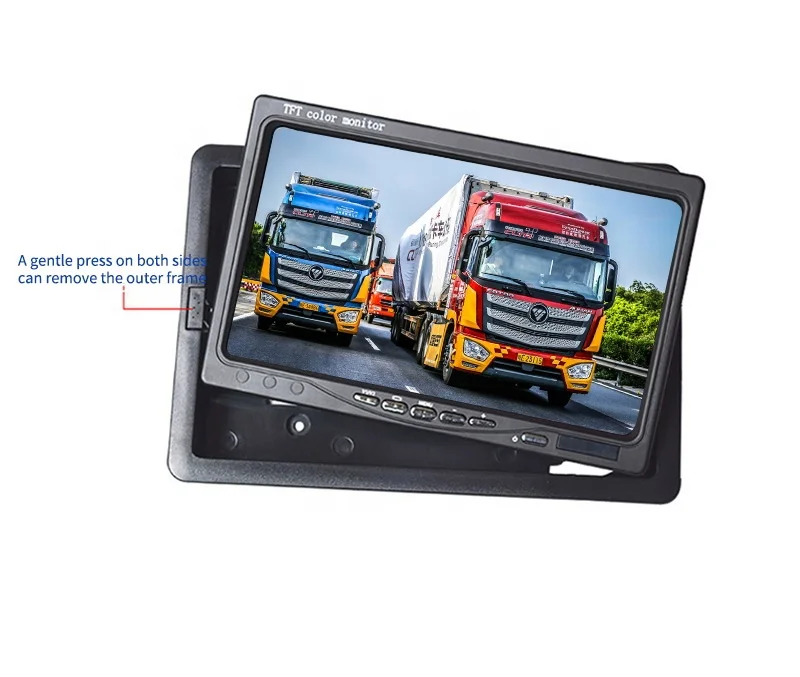 7 inch display mini AV input with screen DVD player function small home desktop LCD computer monitor