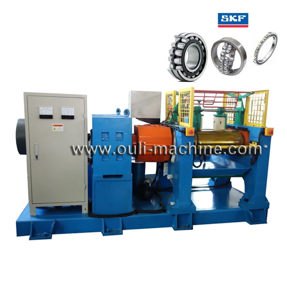 Низкая цена Резина/пластик два рулона смешивая мельница машина с гидравлическим штока руководство