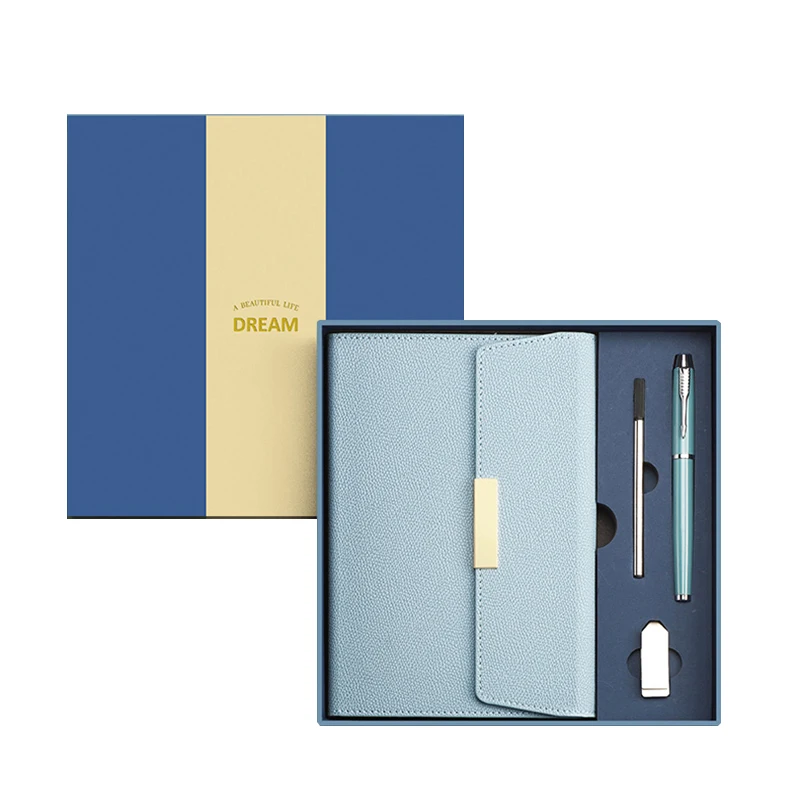 Business Gift Sets for Insurance Education Hotels Institutions Promoted by Companies and Schools With Pen and USB Notebook Set
