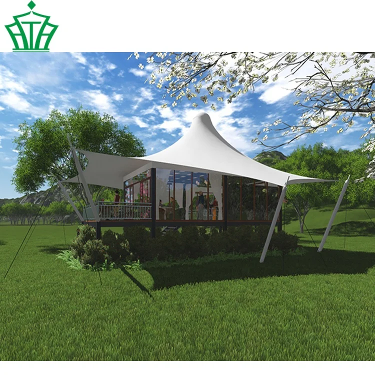 Factory wholesale UV resistant luxury tent hotel tent Luxury Prefab House