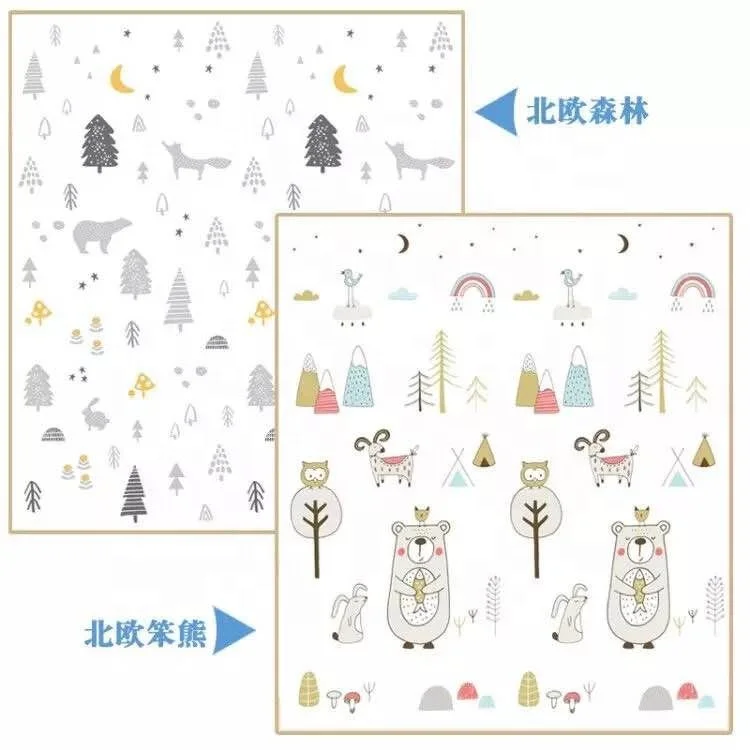 2021 New baby toy product fashion cheap cute plush soft baby care gym play mat