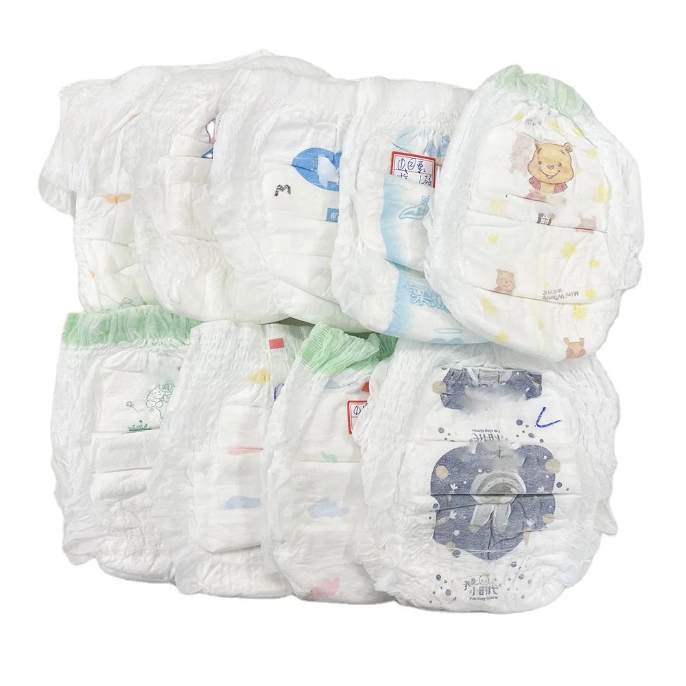 Factory Price Cute Cartoon Animal Pattern Manufacture Hot Sale Diaper Good Quality Baby Pants Diaper