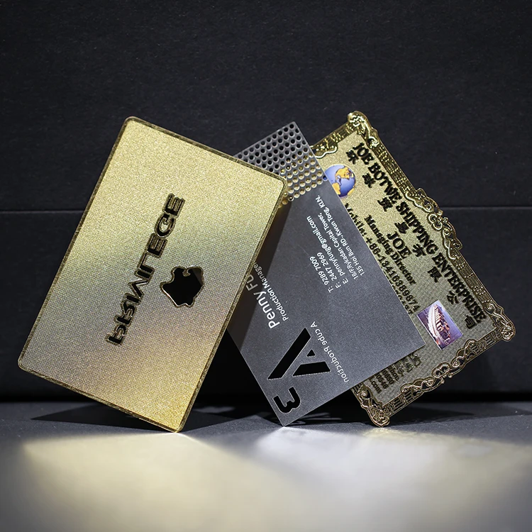 Custom Private Printing Metal Magnetic Stripe Card Metal Business Cards Sublimation Metal Luxury Aluminum Business Card