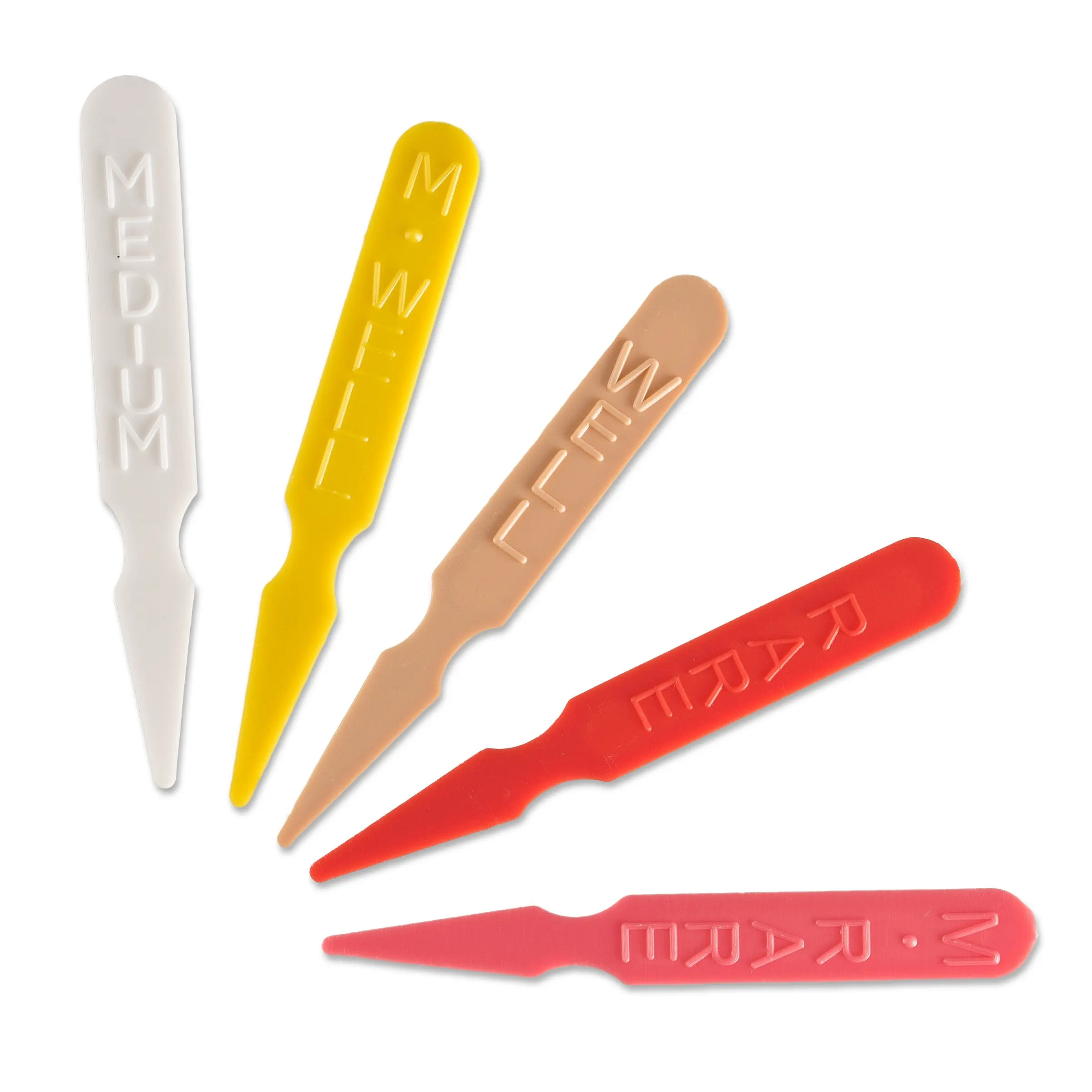 Colored Disposable Plastic Steak Marker for Steakhouses BBQ Restaurants