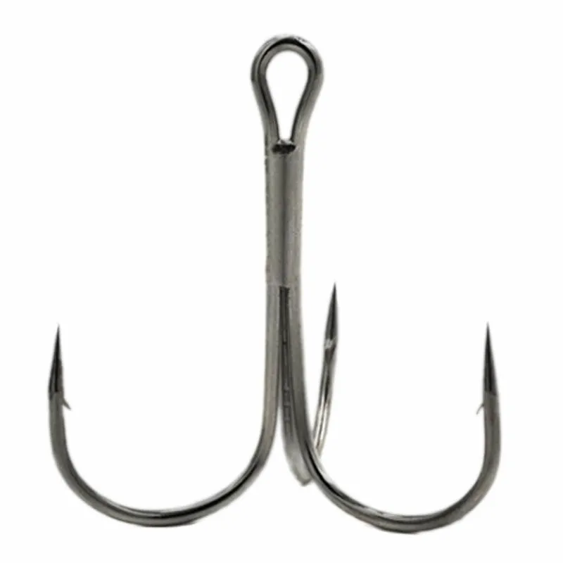 Strong Treble Hooks FISH Hooks 4# 6# Fishing Tackle Fishhook Terminal Tackle