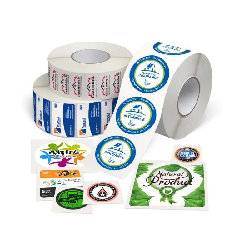 Клейкая Наклейка ПВХ виниловая этикетка логотип печать на заказ