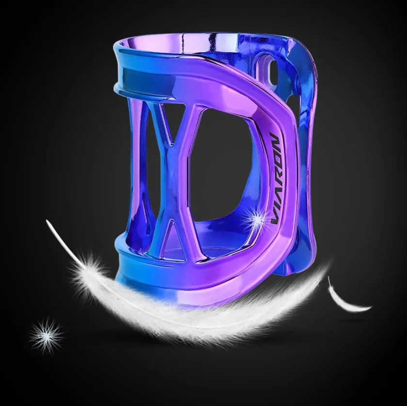 Bicycle Side Holder Vacuum Plating Color PP Water Bottle Stand