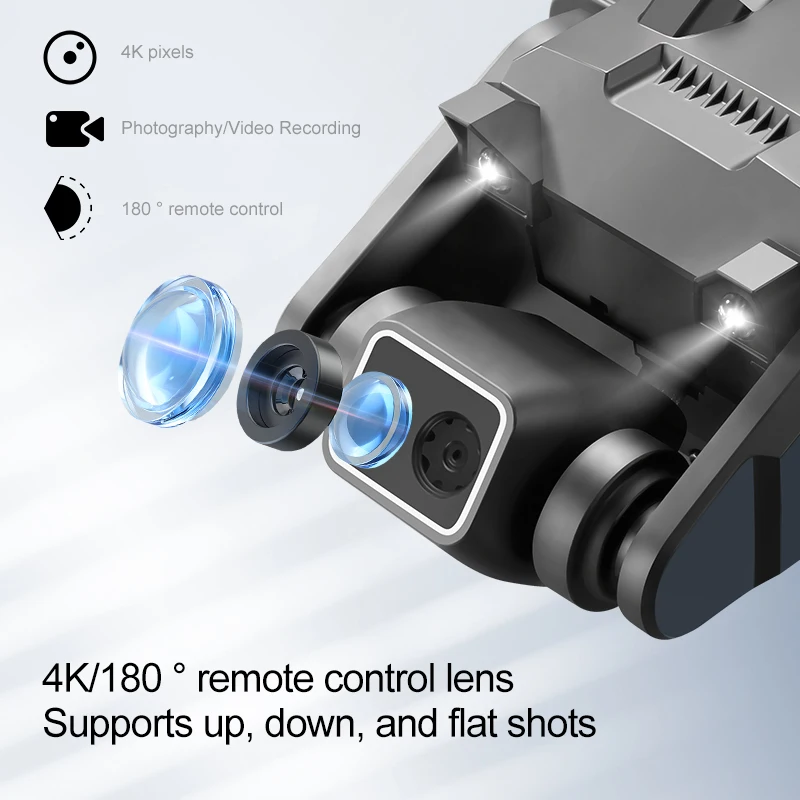 Quadcopter 4k professional with screen control aerial photography dual camera GPS return quadcopter brushless obstacle avoidance