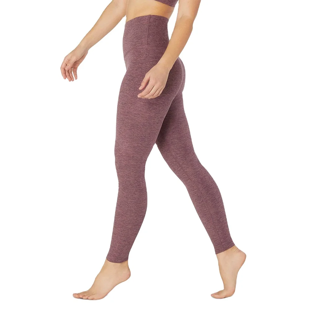 High waist buttock yoga fitness seamless leggings quick dry training pants