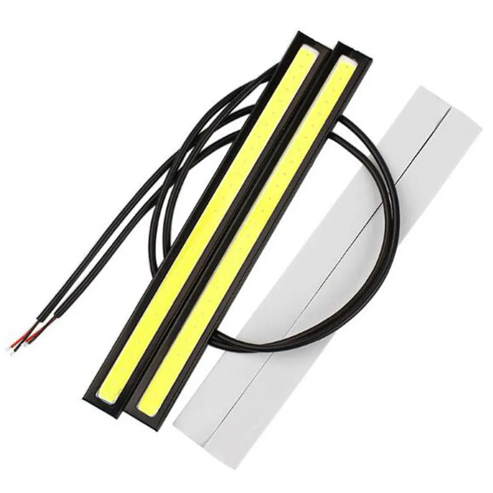 COB LED DC12V Daytime Running Lights 17cm Led Waterproof Auto Car Driving DRL Fog Lamp Car Styling
