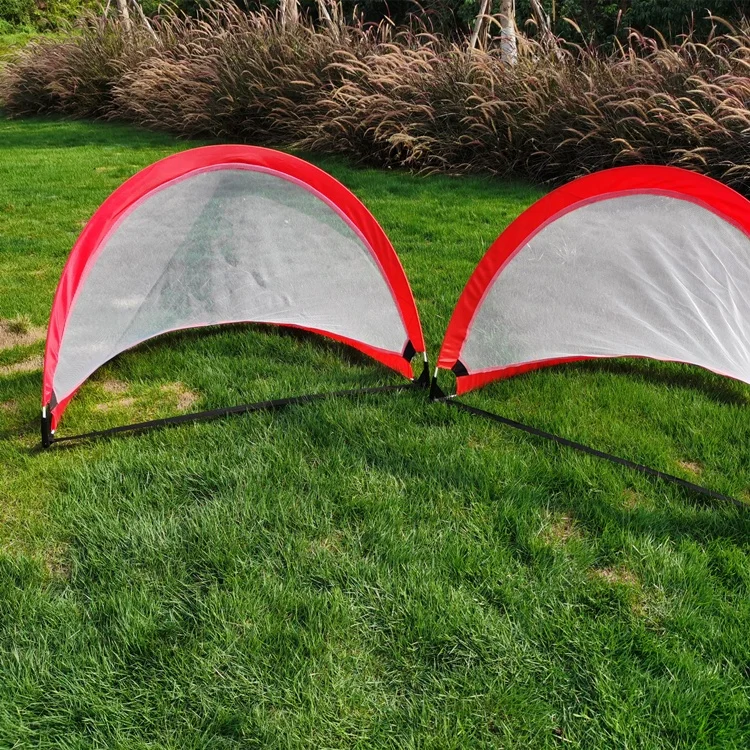 Factory Price New Design Custom Logo Portable 4*2.5*2.5Ft Football Net Soccer Goal With Goal For Adult