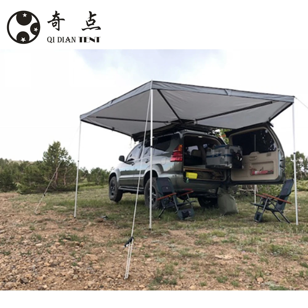 Strong Strength SUV Camping Awning Tent Foxwing Sector Awning Canvas/Oxford Fabric 2.5M Radius Large Size