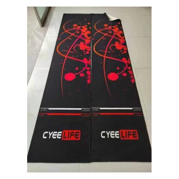 Hot Popular Indoor Floor Throwing Logo Branded Dart Mat Carpet with Long Distance
