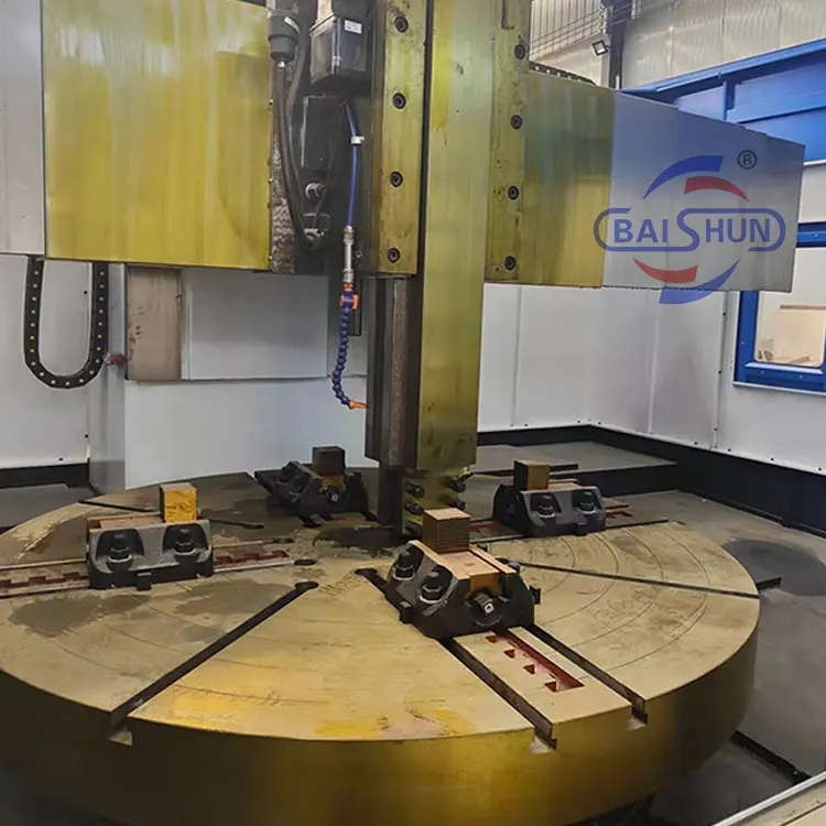 Full Cover High Speed Disc Drum Brake Cnc Vertical Lathe Turning Center From China With Competitive Price