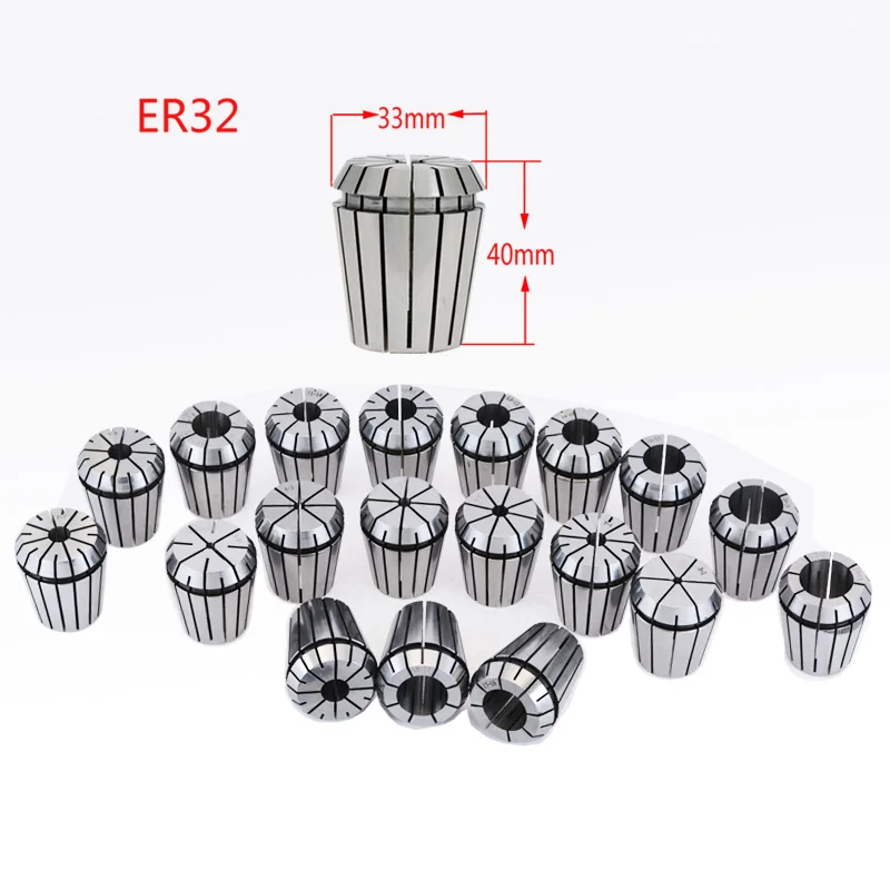 
23pcs ER32 High Precision Collet Chuck set 