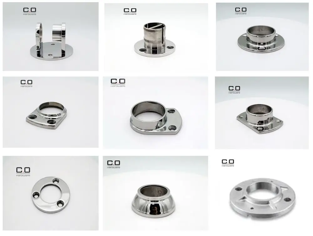 Stainless Steel Handrail  Railing Fittings Tube Connector Elbow 4 Way Tee Elbow