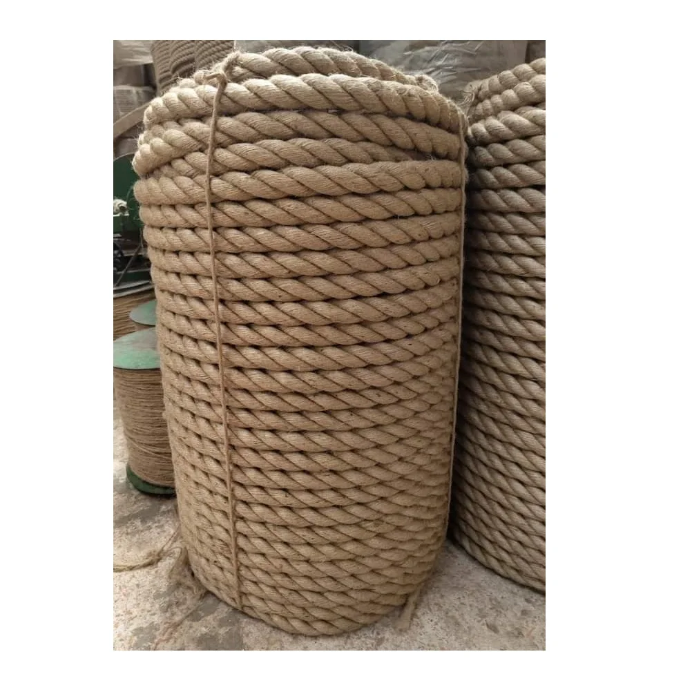 20mm 100% Sustainable Twisted Jute Rope 25 kg Coils Manufacturer Wholesale Goodman Global Export From Bangladesh