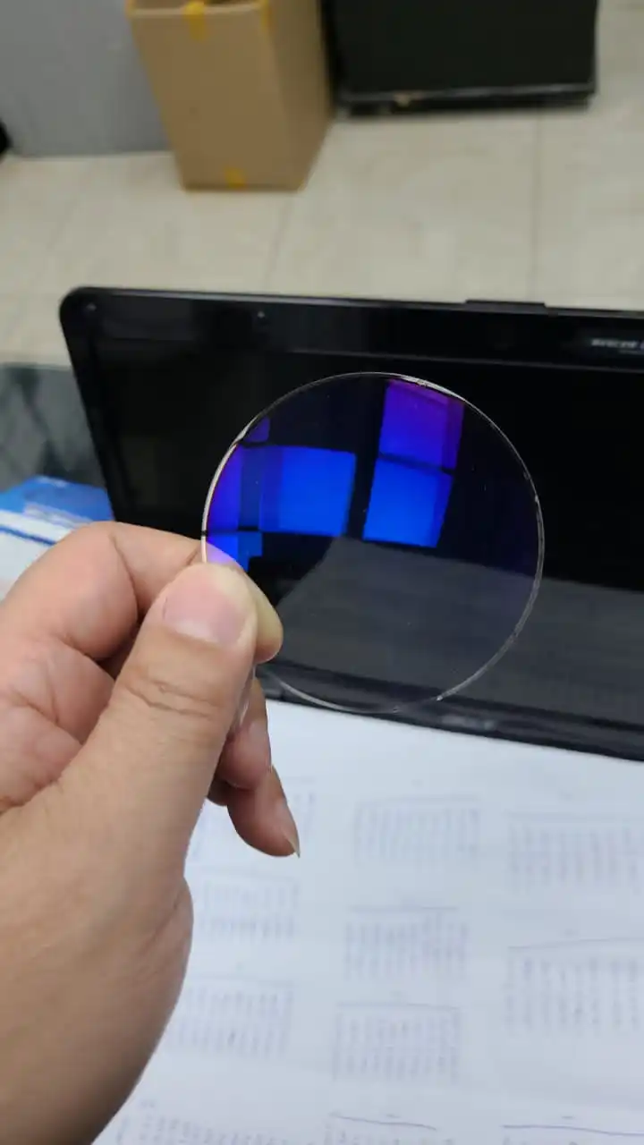 Eyeglasses Lens Blue Light Blocking Glasses SHMC Blue Cut UV420 Photo Chromic Optical Lens Photo Grey Lens