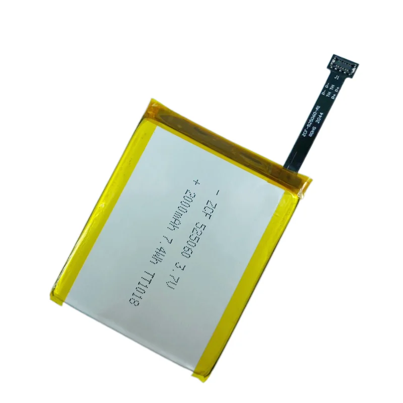 2000mAh 3.7V Rechargeable Polymer Lithium Ion Battery Pack ZCF 525060 for Education Steam Tablet PC