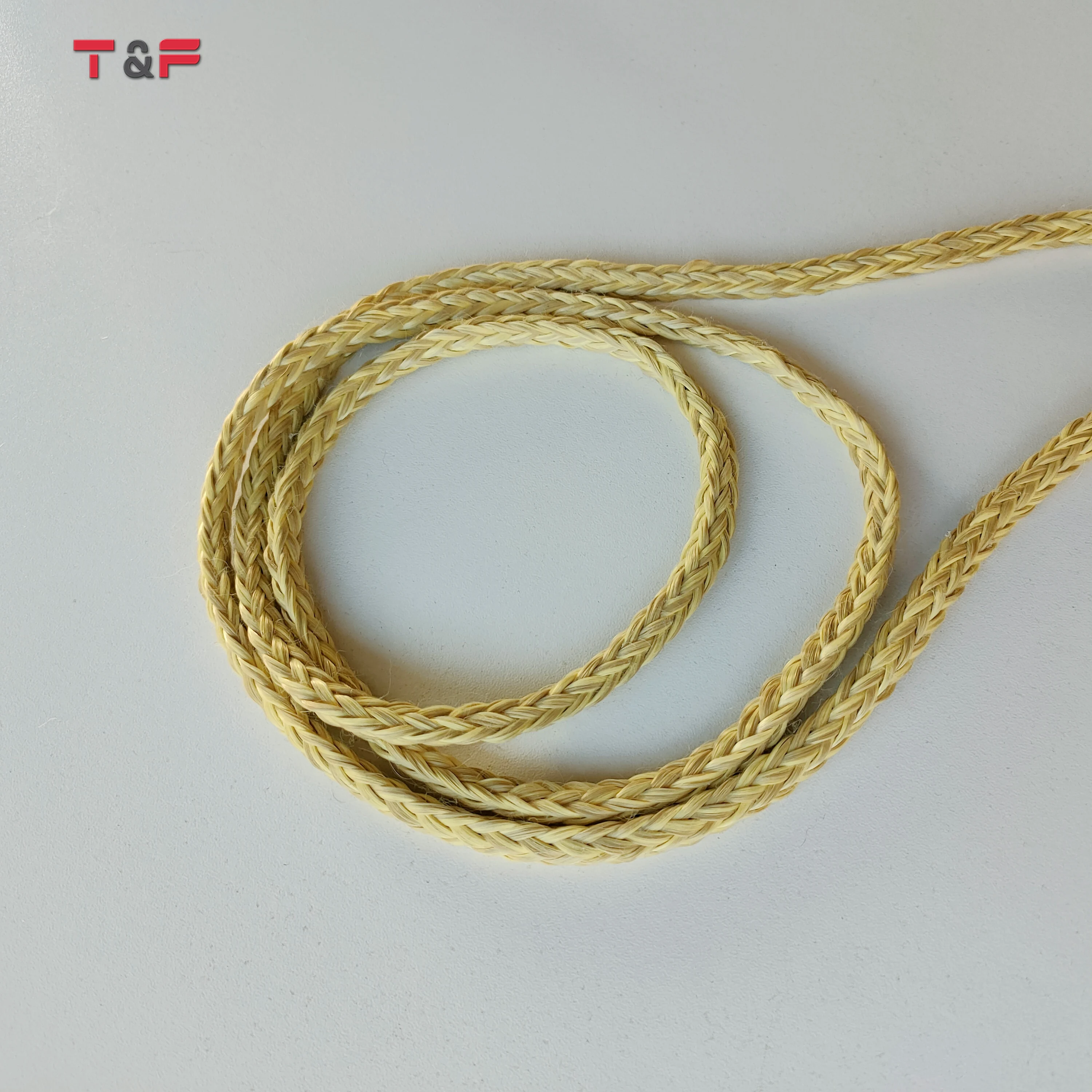 Abrasion Resistant Aramid Cord Braided Aramid Rope Technora Rope