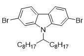 OPV Даритель материалов 2 7-дибромо-9-(1-октилнонил)-9h-карбазол CAS