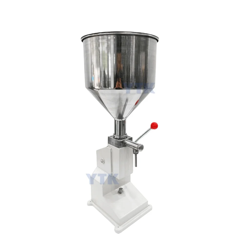A03 5-50ml Small Scale Sample Liquid Bottle Cosmetic Vial Cream Jar Trial product Manual Paste Shampoo Filling Machine