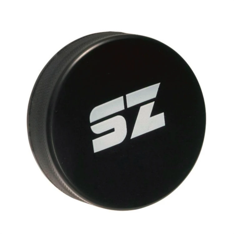 Promotional wholesale Rubber regular size Ice Hockey Puck bulk for Training