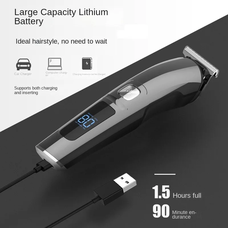 Multi functional rechargeable beard grooming hair trimmer kit professional 6 in 1 electric hair clippers set for men with box